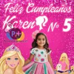 Pendón Cumpleaños Barbie