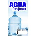 Mini Pendón Agua Purificada