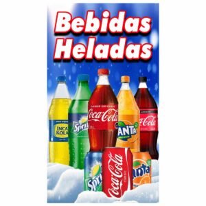 Mini Pendón bebidas heladas