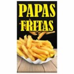 Mini Pendón de papas fritas