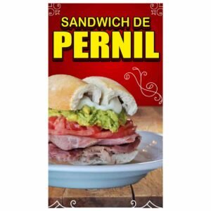 Mini Pendón sándwich de pernil