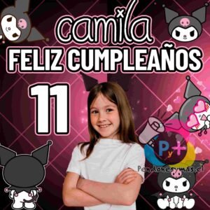 Pendón Cumpleaños Kuromi