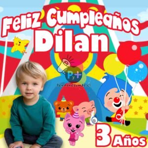 Pendón Cumpleaños Plim Plim