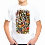 Polera Infantil Brainrot Italiano – Personajes Animados Divertidos