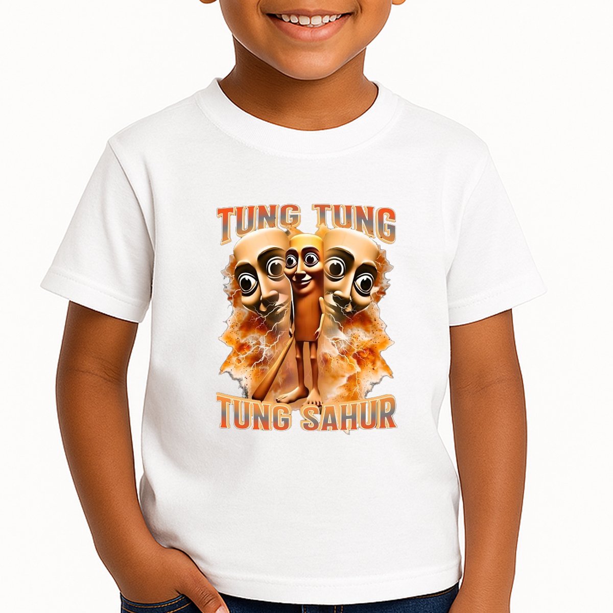 Polera Infantil Tung Tung Sahur – Diseño Divertido y Viral