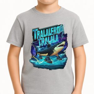 Polera Infantil Tralalero Tralala – Tiburón Viral Divertido