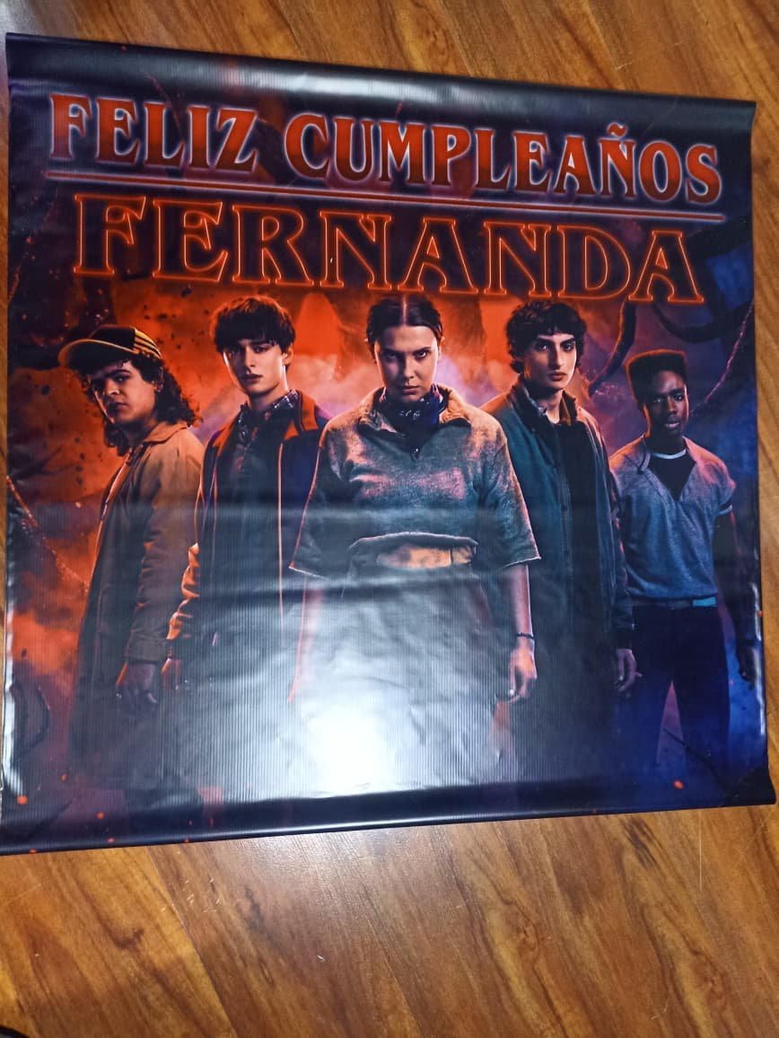 Impresión de 🎂 Pendón de Cumpleaños en Santiago Chile - Reseña de Clau